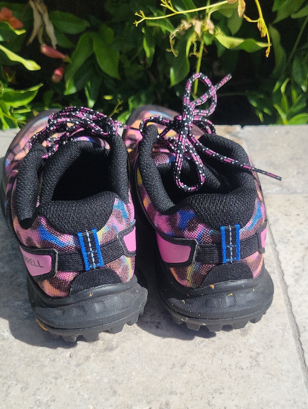 Merrell Women's Antora 3 Leopard Rainbow Hiking Shoe - Lightweight Trail Comfort - Picture 6 of 16